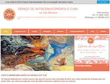 Tablet Screenshot of espacooutein.com.br